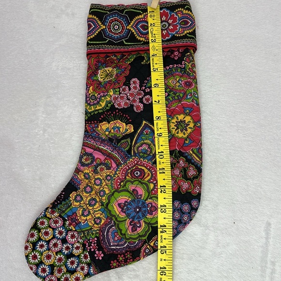 Vera Bradley Christmas Stocking Quilted Floral - Picture 6 of 7